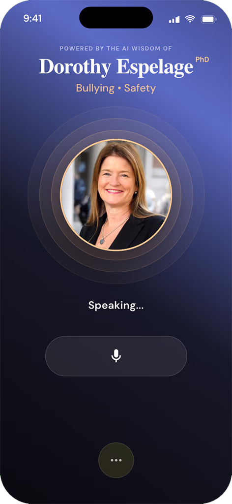 HumanUp app — guidance from Dorothy Espelage